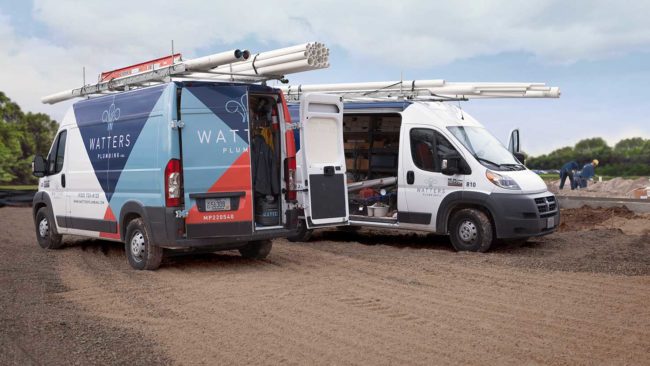 Commercial plumbing team at Watters