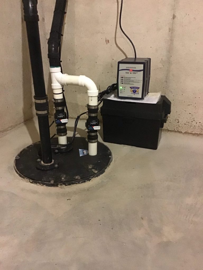 Battery Backup Sump Pump System
