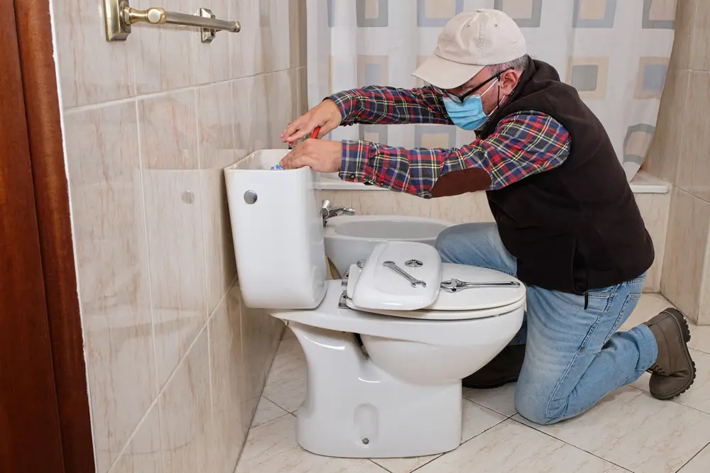 Toilet leak repair
